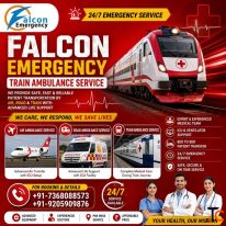 Falcon Emergency ICU Train Ambulance in Kolkata- Emergency Care Offered throughout the journey