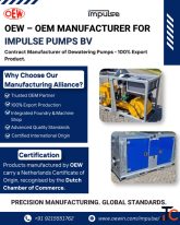 Precision Manufacturing for Dewatering Pumps