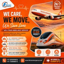 Falcon Emergency Train Ambulance Services in Bangalore- Rail-Based Life Support Service