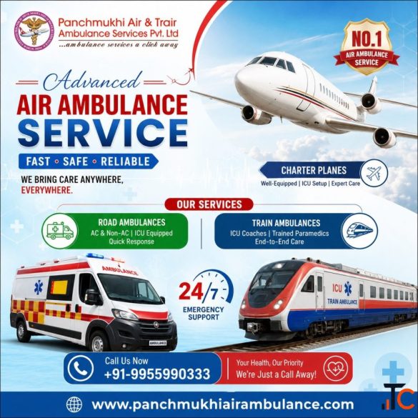 Panchmukhi Low Cost Air Ambulance in Thiruvananthapuram- Travel Safely For Treatment