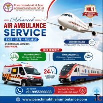 Panchmukhi Low Cost Air Ambulance in Thiruvananthapuram- Travel Safely For Treatment