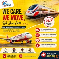 Falcon Emergency ICU Train Ambulance in Hyderabad- Safer Transit to Recovery