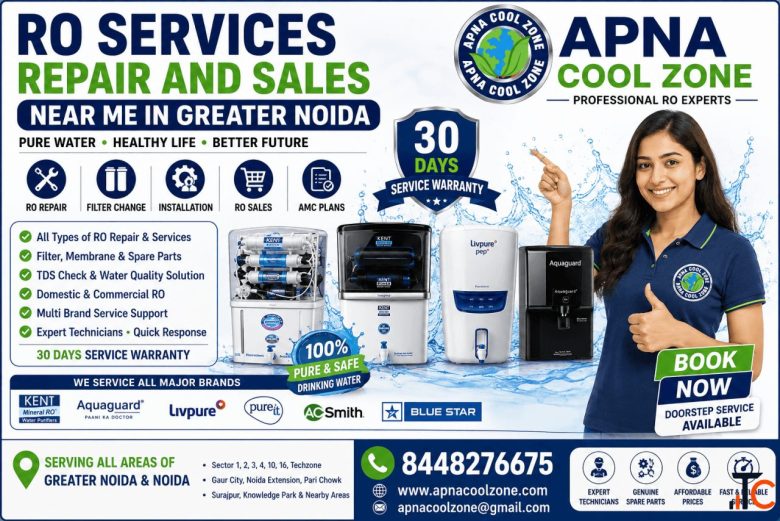 RO Services Repair and Sales Near Me in Greater Noida - APNA COOL ZONE "RO Services Repair and 