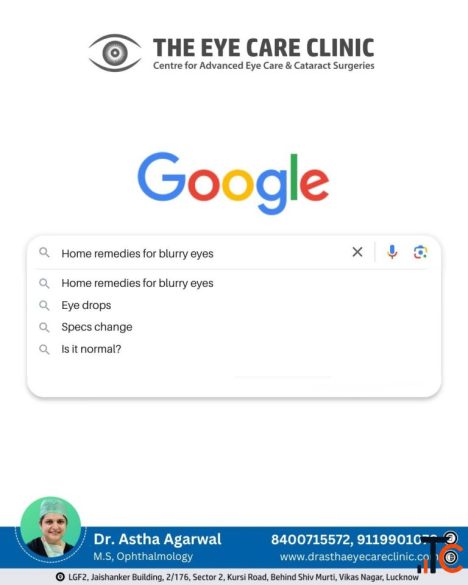 STOP GOOGLING YOUR VISION SYMPTOMS - CONSULT A SPECIALIST