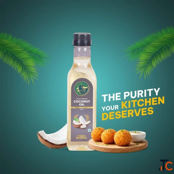 Cold Pressed Coconut Oil For Cooking - Pure Natural Healthy Choice by GirOrganic