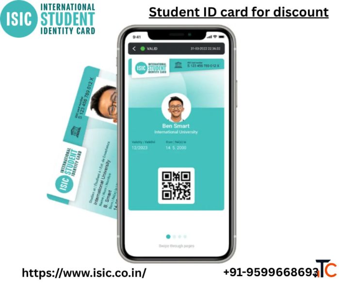 Student ID card for discount