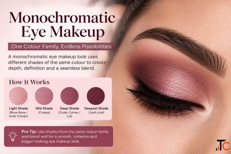 Monochromatic Eye Makeup