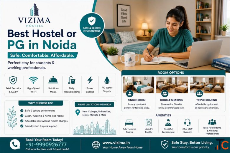 Best Hostel or PG in Noida Safe Comfortable Stay for Students