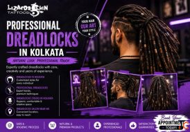 Dreadlocks in Kolkata Lizard's Skin Tattoos
