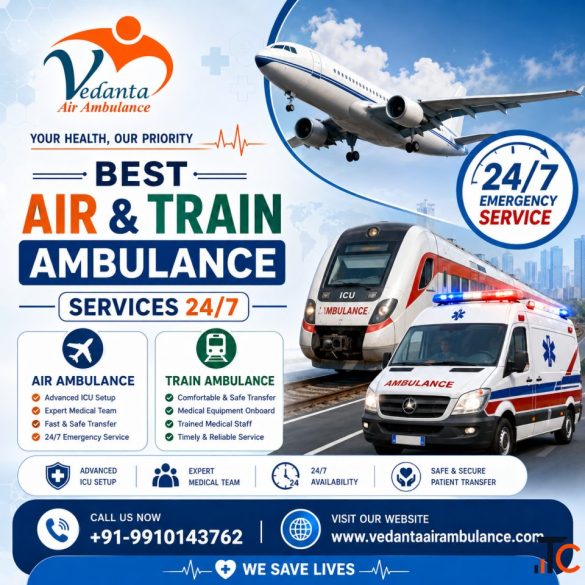 Choose Vedanta Air Ambulance Service in Guwahati with Medical Assistance