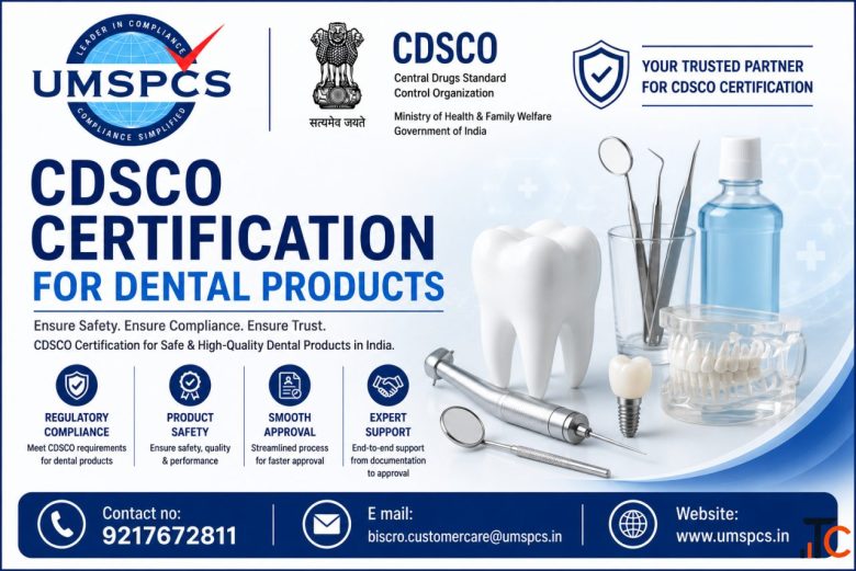 CDSCO Certification for Dental Products