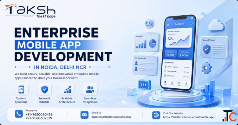 Enterprise Mobile App Development Solutions for Modern Businesses taksh it solutions pvt ltd