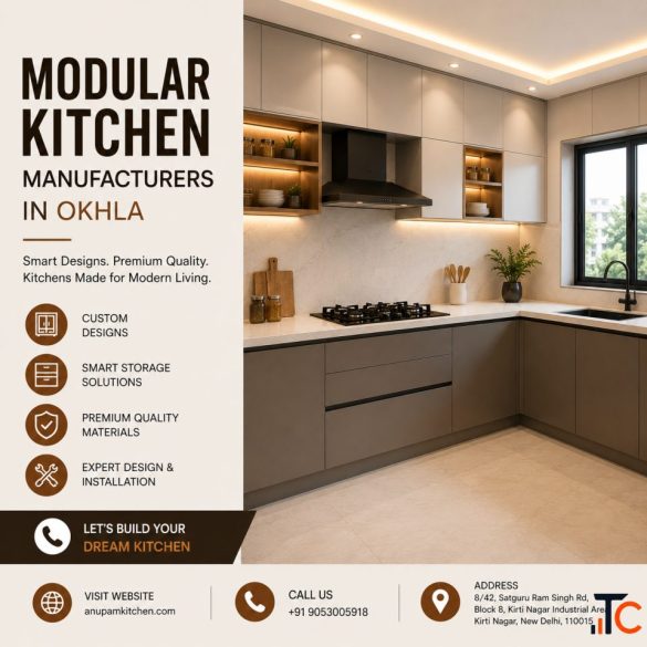 Modern Modular Kitchen Designs in Okhla