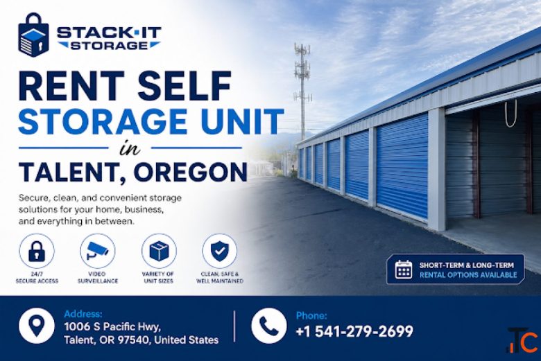 Self storage unit in Talent Oregon for Flexible Storage Needs