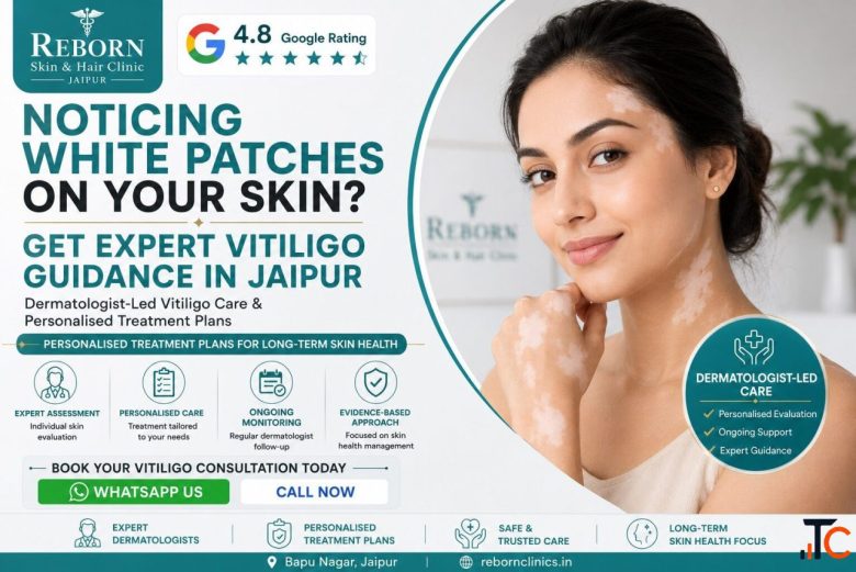 Vitiligo Treatment for White Spots on Skin near Tilak Nagar Jaipur