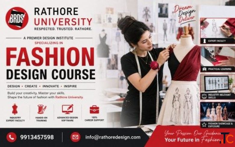 Rathore University offers a Fashion Design Institute in Ahmedabad
