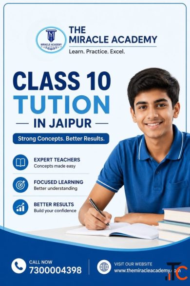 Class 10 Tuition in Jaipur - Strong Concepts Better Results