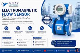 Electromagnetic Flow Sensor for Industrial Flow Measurement