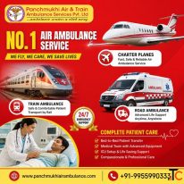 Panchmukhi ICU Air Ambulance in Hyderabad- Choose for Comfortable Transfers