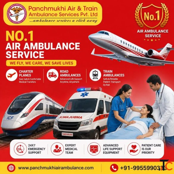 Panchmukhi Emergency Air Ambulance in Ranchi- Dedicated To Patient Well-Being