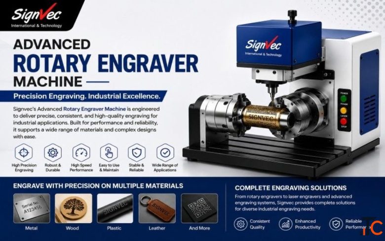 Advanced Rotary Engraver Machine for Industries