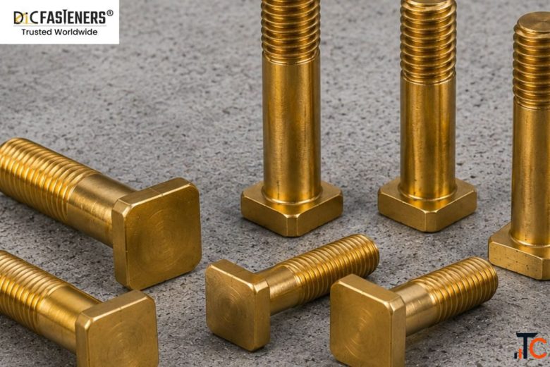 Brass Square Bolts Manufacturer Exporter DIC Fasteners