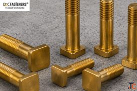 Brass Square Bolts Manufacturer Exporter DIC Fasteners