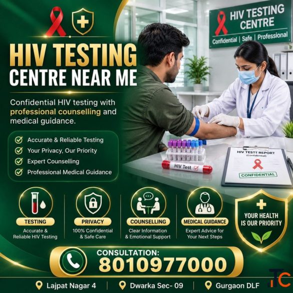 Hiv testing centre near me in Delhi 8010977000