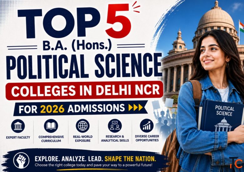 Top 5 B.A. Hons. Political Science Colleges in Delhi NCR for 2026 Admissions