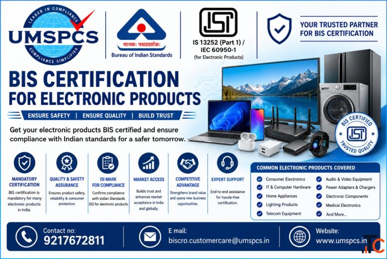 BIS Certification for Electronic Products