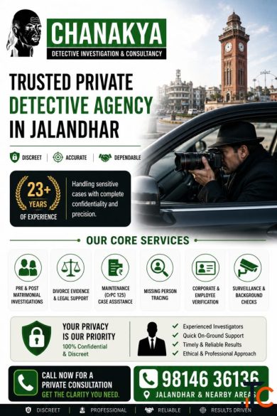 Searching for a Reliable Detective Agency in Jalandhar