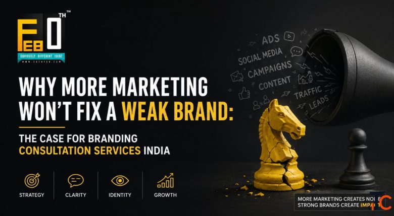 Why More Marketing Won't Fix a Weak Brand The Case for Branding Consultation Services India