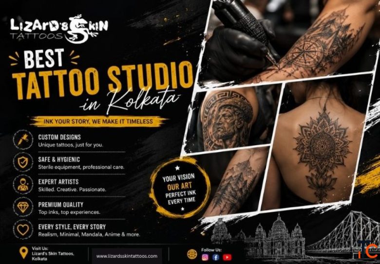 Best Tattoo Studio in Kolkata Lizard's Skin Tattoos