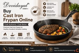 Buy Cast Iron Frypan Online - Strong Versatile Kitchenware