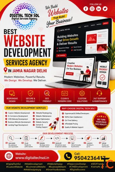 Affordable Web Development Services Agency in Jamia Nagar Delhi
