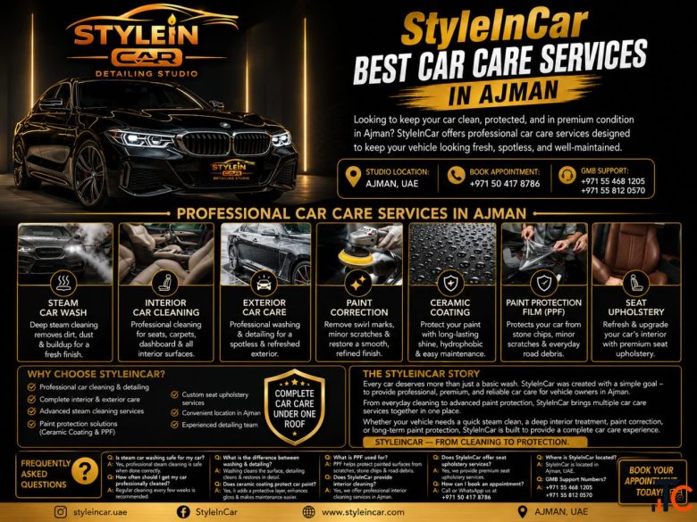 StyleInCar Best Car Care Services in Ajman