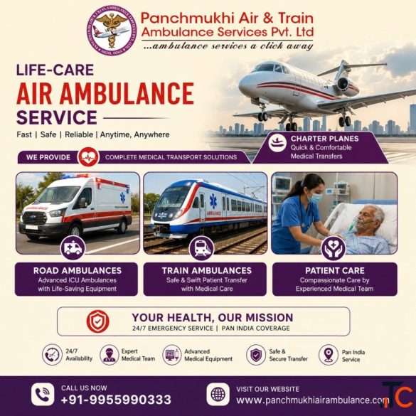 Use Panchmukhi's Advanced Technology Air Ambulance in Delhi