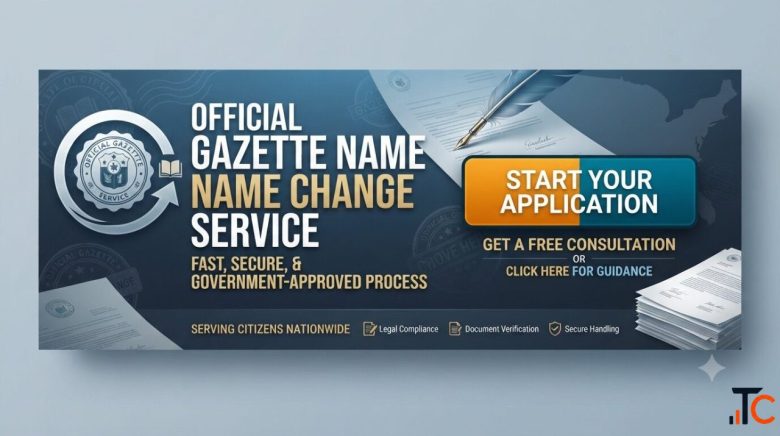 Get Trusted Gazette Name Change Assistance Right Here