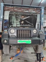 Heavy-duty driveline repair Mahindra Thar clutch kit concentric slave cylinder overhaul.