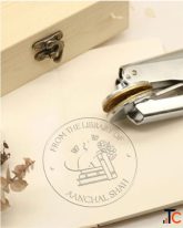 Order Cat Signature Paper Embosser Personalized 40mm Stamp by Ink N Bow