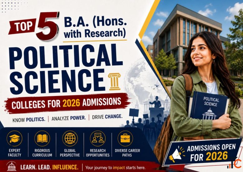 Top 5 B.A. Hons. with Research Political Science Colleges for 2026 Admissions
