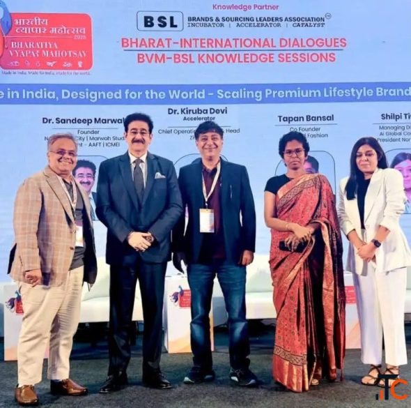 Sandeep Marwah Speaks at Brands India' Panel Discussion at Bharat Mandapam