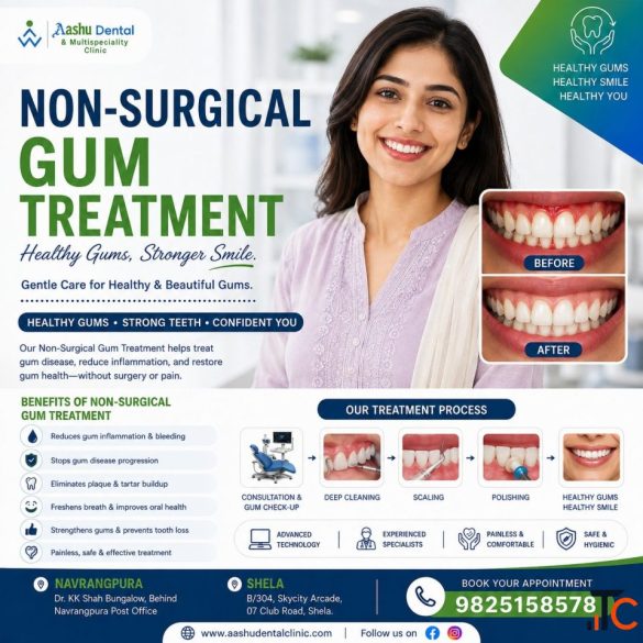Non-Surgical Gum Treatment Ahmadabad - DR. Manish Shah
