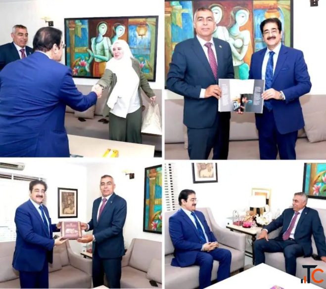 Ambassador of Palestine Visits AAFT to Explore Creative Education and Strengthen Cultural Cooperatio