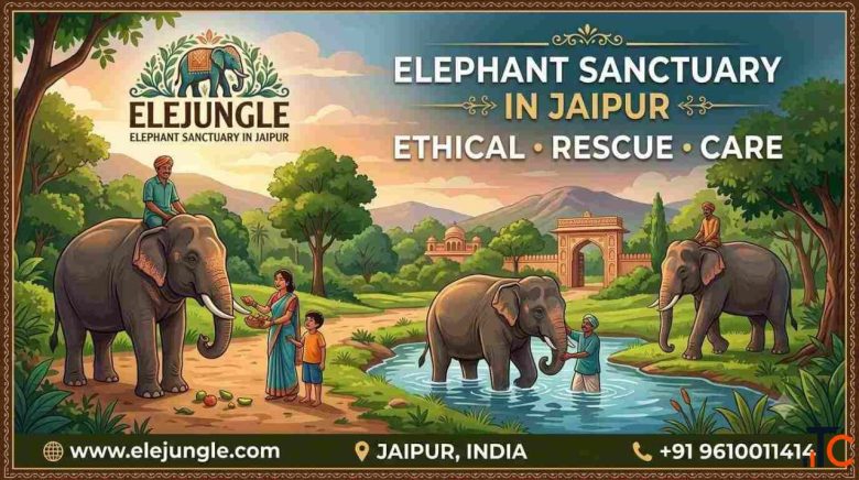 Beyond the Forts Discover Jaipur's Gentle Giants at EleJungle Sanctuary