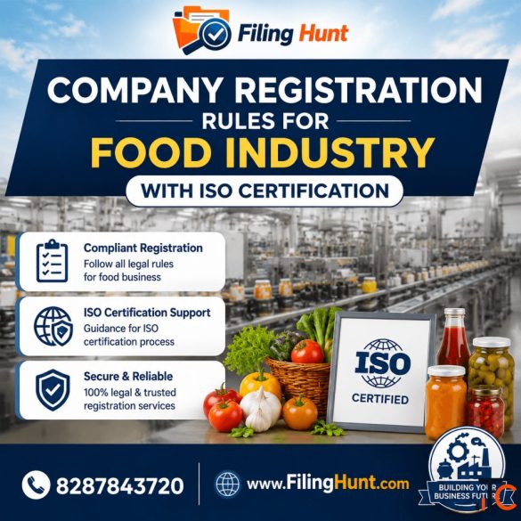 Company Registration Rules for Food Industry with ISO Certification