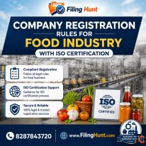 Company Registration Rules for Food Industry with ISO Certification