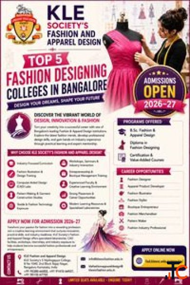 Top 5 Fashion Designing Colleges in Bangalore - Admission open 2026-27