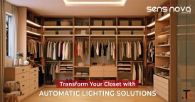 Automated Wardrobe Lighting Modern Sensor Illumination Sensinova