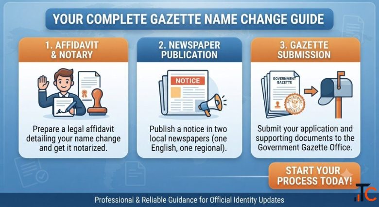 Official Gazette Notification for Name Change in Aadhar Card